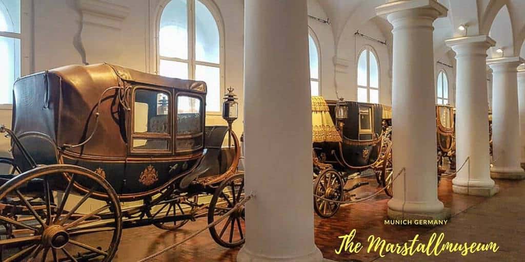 Carriages at the Marstall Museum in Munich