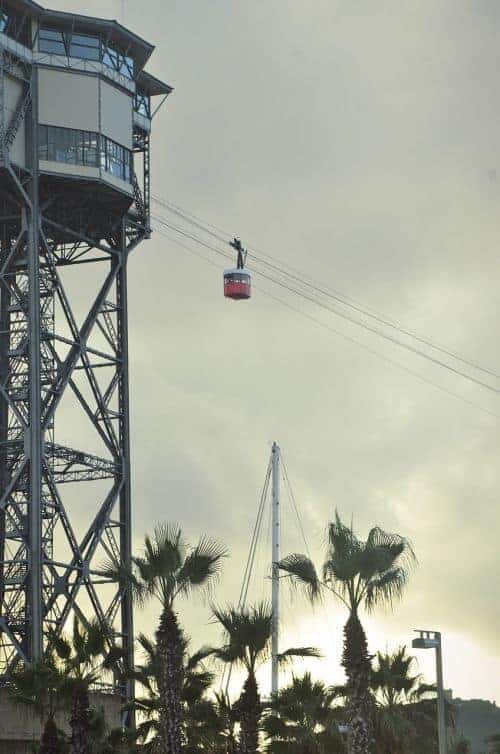 The Barcelona cable car