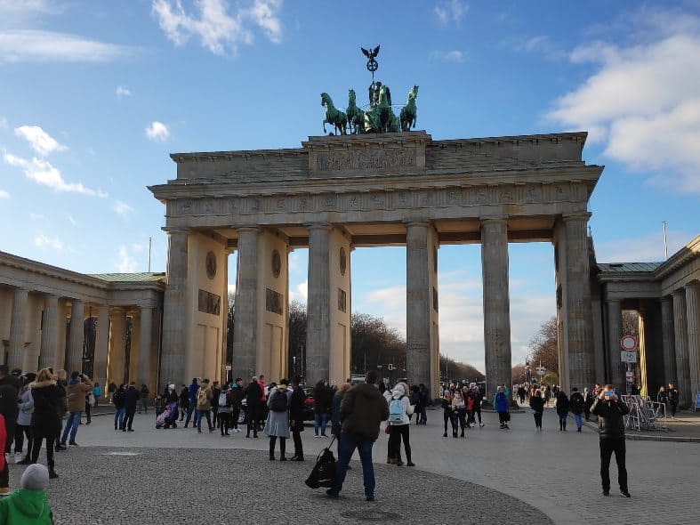 The Brandenburg Gate in Berlin