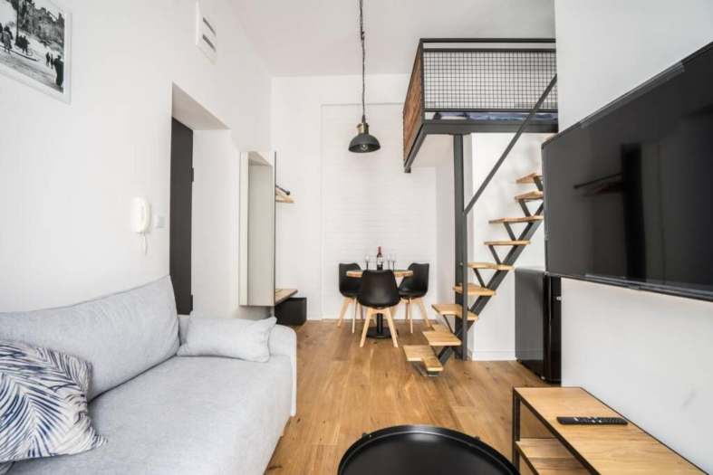 An apartment in the Praga district of Warsaw
