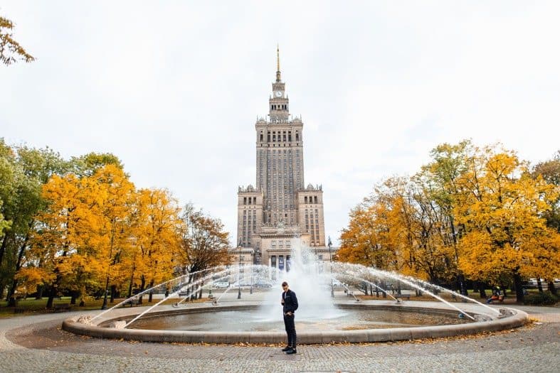 The Palace of Culture and Science
