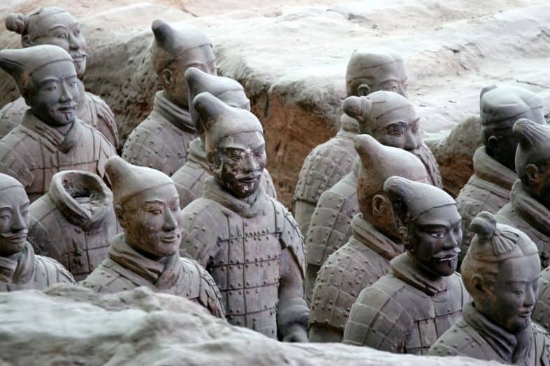 The Terracotta Army in Xian