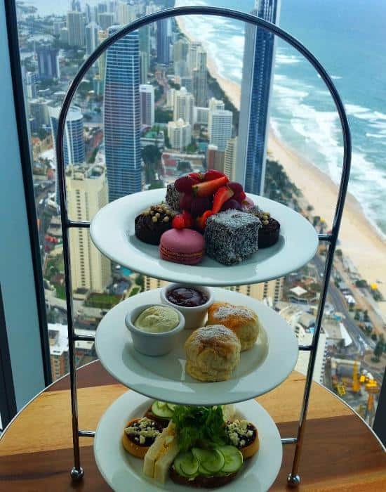 a high tea on the Gold Coast