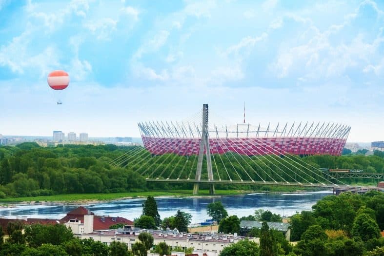 Poland National Stadium in Warsaw