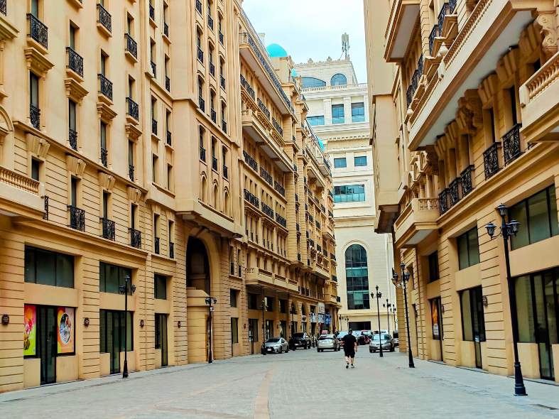 French Haussmann Buildings in Phnom Penh